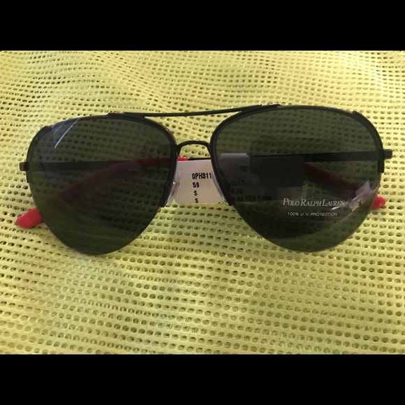 - Polo Ralph Lauren Unisex Aviator Sunglass NWT - Picture 1 of 4